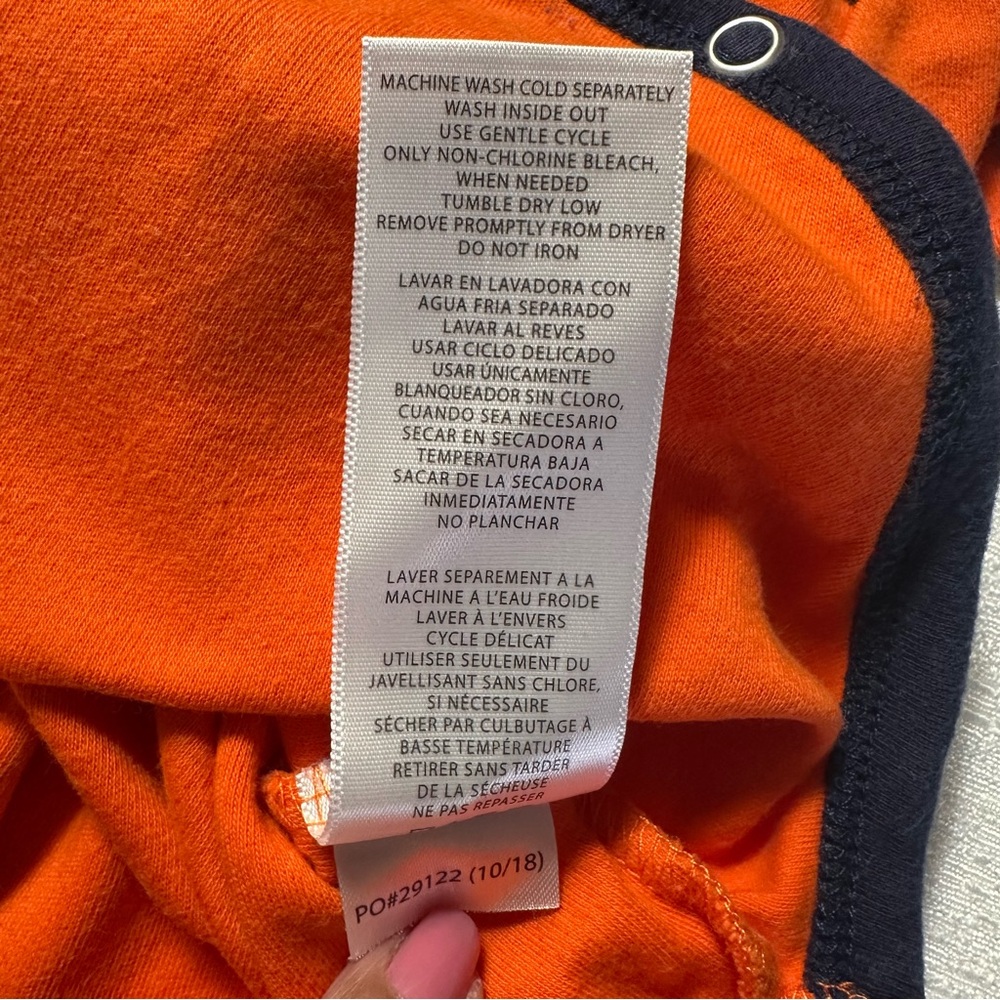Genuine Merchandise Houston Astros Orange Baby Girl Onesie 3/6 Months - Picture 7 of 7